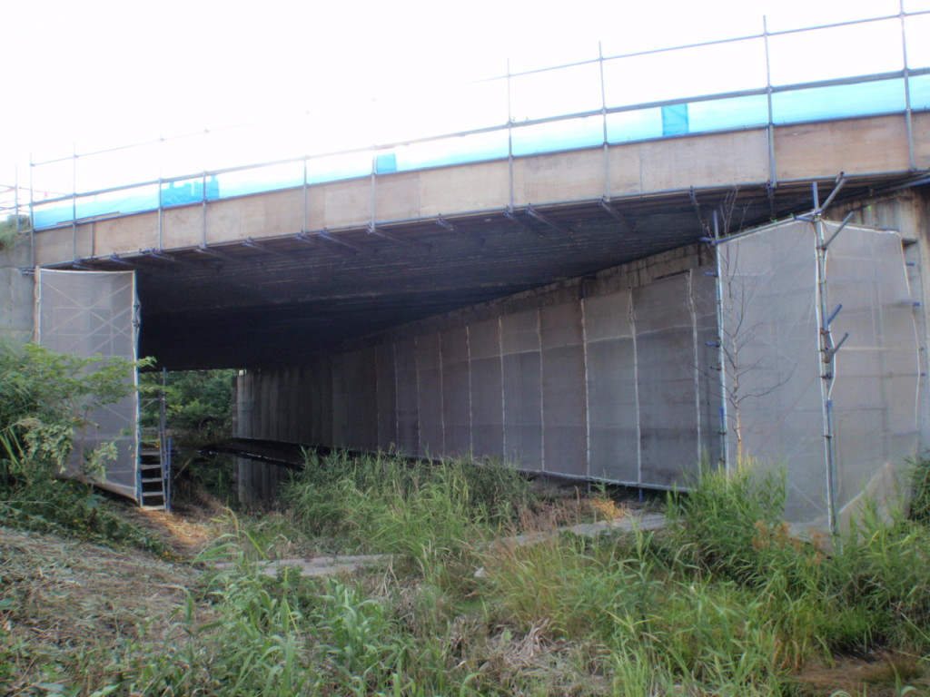 一般国道12号　岩見沢市　岡山橋補修外一連工事