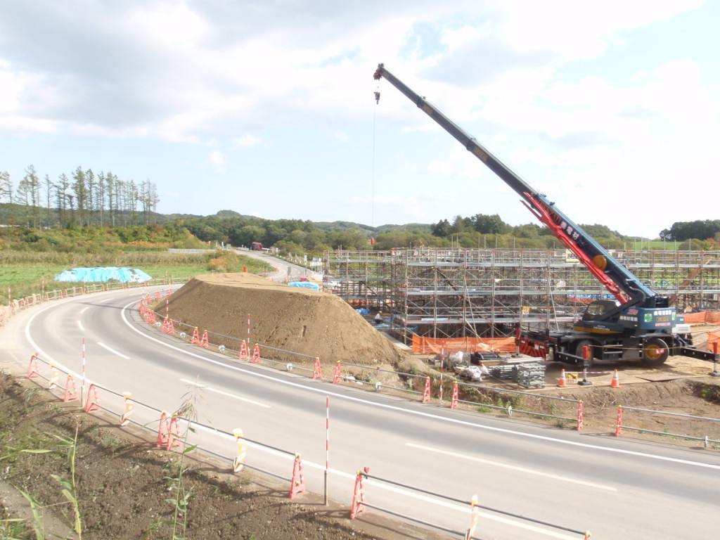道央圏連絡道路　長沼町　幌内改良工事