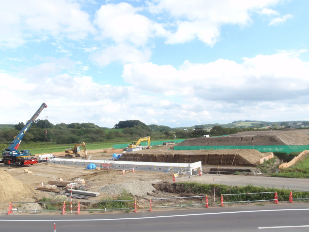 道央圏連絡道路　長沼町　幌内改良工事