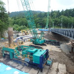 一般国道453号　恵庭市　奥漁川橋下部工事