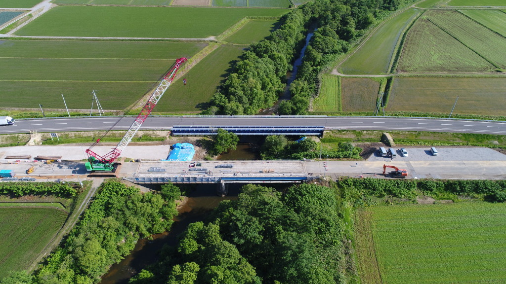 一般国道275号　沼田町　五ヶ山橋撤去工事