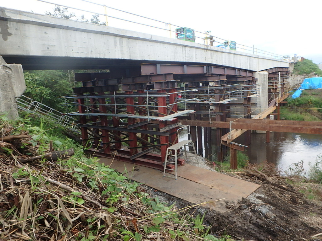一般国道275号　沼田町　五ヶ山橋撤去工事