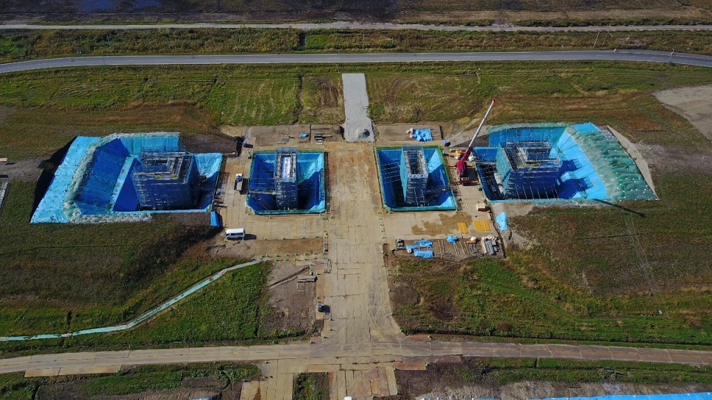 石狩川改修補償工事の内　江別太遊水地西13号橋下部工外工事