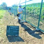 奈井江発電所構内保安柵修繕工事