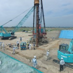 石狩川改修補償工事の内　江別太遊水地西13号橋下部工外工事