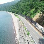 一般国道453号　千歳市　支笏湖畔法面補修外一連工事