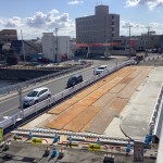一般国道36号　千歳市　千歳橋上部工事