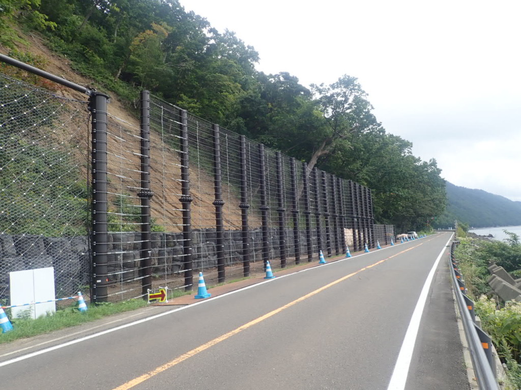 一般国道453号　千歳市　支笏湖畔法面補修外一連工事