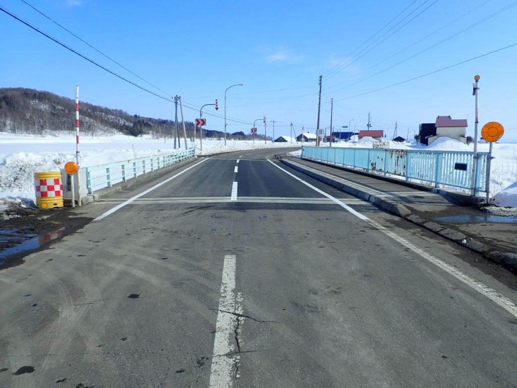 増毛稲田線 防B461地方道工事（御料橋補修工）
