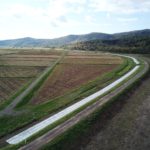 石狩川改修工事の内　雨竜川幌加内上流外法尻保護工事