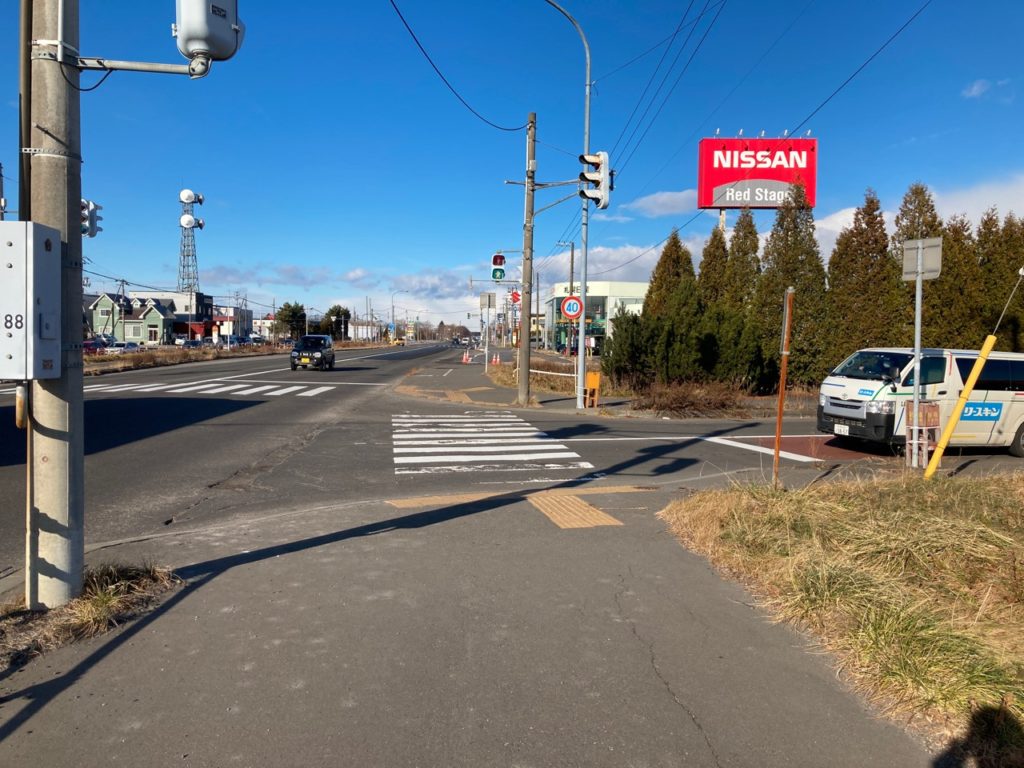 一般国道36号 千歳市 錦町改良外一連工事