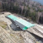 一般国道452号　芦別市　山部の沢改良工事