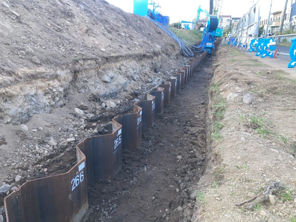 月寒川広域河川改修工事