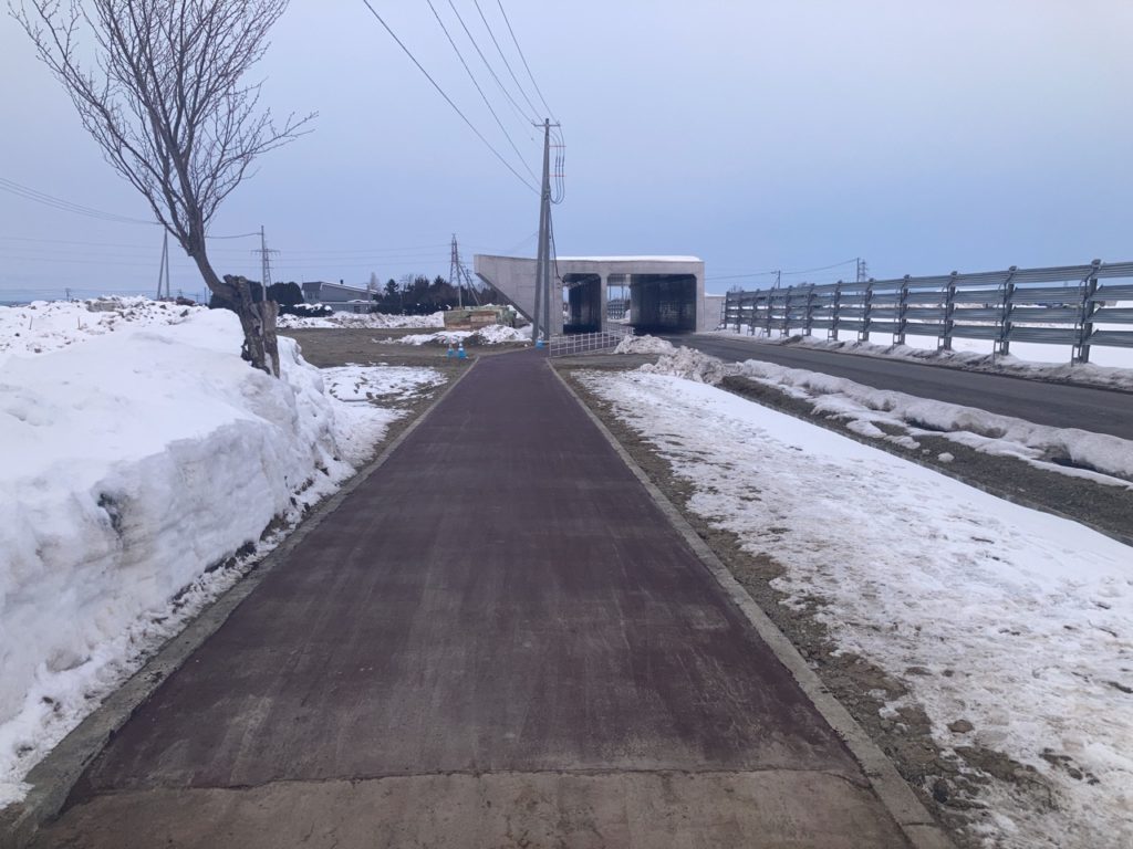 道央圏連絡道路南幌町南12線改良工事