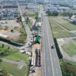 一般国道12号　岩見沢市　大和跨線橋撤去工事