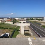 一般国道12号　岩見沢市　大和跨線橋撤去工事