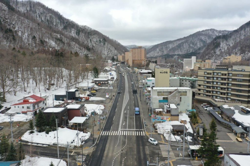 一般国道230号　札幌市　定山渓中央改良工事