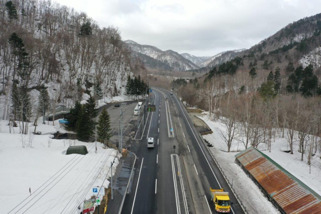 一般国道230号　札幌市　定山渓中央改良工事