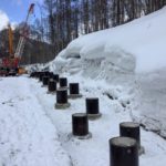 美唄富良野線特定交付金（地すべり対策工）工事（美唄工区）