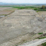 石狩川改修工事の内　北村遊水地豊里西工区周囲堤工事