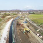 阿野呂川広域河川改修工事2工区