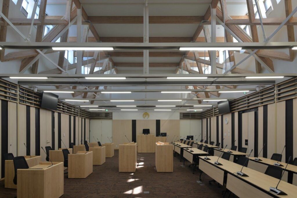 奈井江町新庁舎 建設建築主体工事