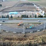 道央圏連絡道路　長沼町　長沼ランプ橋基礎工事