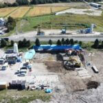 道央圏連絡道路　長沼町　長沼ランプ橋基礎工事
