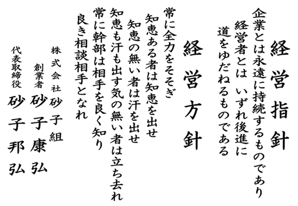 経営方針のイメージ画像