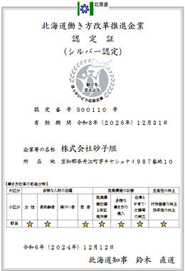 働き方と受賞情報のイメージ画像