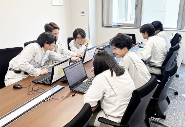 配属後の部門別研修のイメージ画像